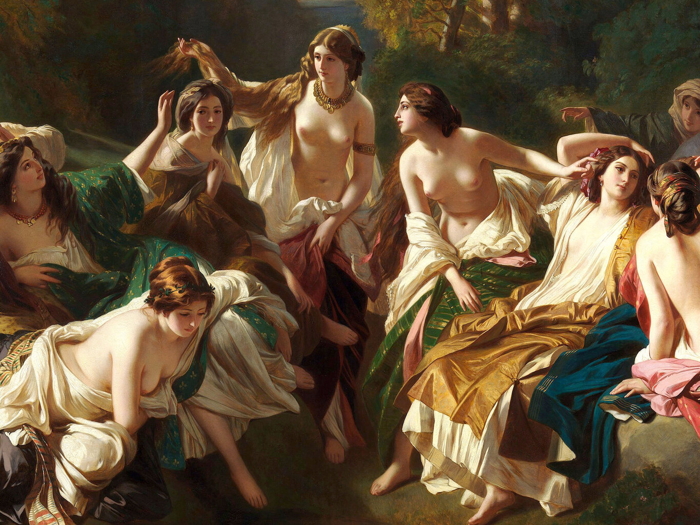 Reprodukcija Florinda, 1853, Franz Xaver Winterhalter цена и информация | Reprodukcijos, paveikslai | pigu.lt