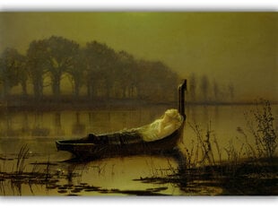 Reprodukcija Šaloto Dama, John Atkinson Grimshaw kaina ir informacija | Reprodukcijos, paveikslai | pigu.lt