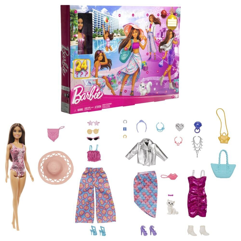 Advento kalendorius Barbie Fab kaina ir informacija | Žaislai mergaitėms | pigu.lt