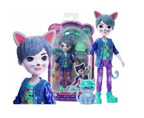 Кукла котенок Enchantimals Glam & Party цена и информация | Игрушки для девочек | pigu.lt