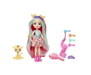 Lėlė žirafa Enchantimals Glam & Party kaina ir informacija | Žaislai mergaitėms | pigu.lt