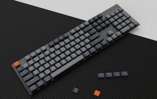 Žaidimų Klaviatūra Keychron Žaidimų Klaviatūra Keychron K5 RGB Wireless Full - US Layout - Gateron Red (K5-B1) цена и информация | Клавиатуры | pigu.lt