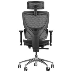 Biuro kėdė ErgoNew S1A, tinklinė sėdynė, juoda kaina ir informacija | Biuro kėdės | pigu.lt