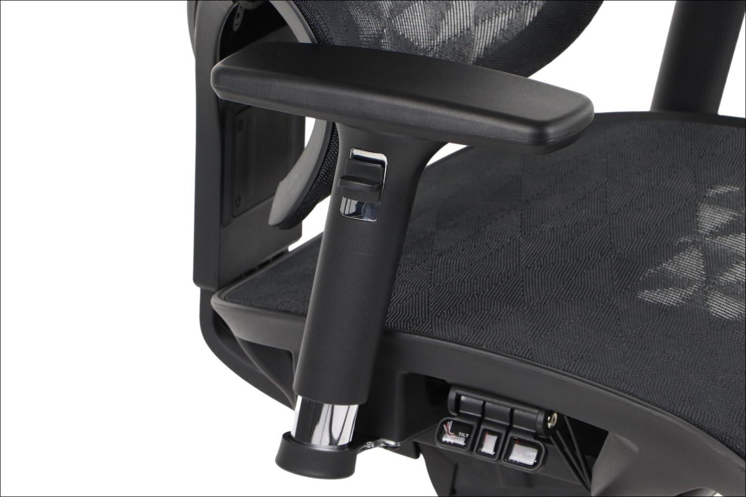 Biuro kėdė ErgoNew S1A, tinklinė sėdynė, juoda цена и информация | Biuro kėdės | pigu.lt