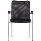 Valgomojo kėdė HN-7501/AL, juoda/pilka kaina ir informacija | Virtuvės ir valgomojo kėdės | pigu.lt