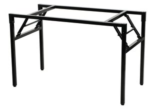 Металлический каркас стола, 156x66x72,5 см, черный цена и информация | Другие принадлежности для мебели | pigu.lt