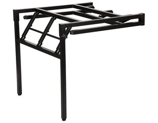 Каркас складной столешницы NY-A024 KW. - 76x76 см, черный цена и информация | Другие принадлежности для мебели | pigu.lt