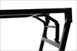 Stalviršio rėmas Stema Meble, 76x76 cm, juodas цена и информация | Kiti priedai baldams | pigu.lt