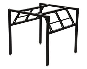 Каркас складной столешницы NY-A024 KW. - 96x96 см, черный цена и информация | Другие принадлежности для мебели | pigu.lt