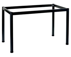 Metalinis stalo rėmas Stema, 116x76x72,5 cm, juodas kaina ir informacija | Kiti priedai baldams | pigu.lt