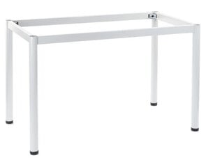 Металлический каркас стола, 66x66x72,5 см, белый цена и информация | Другие принадлежности для мебели | pigu.lt