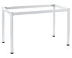 Metalinis stalo rėmas Stema, 66x66x72,5 cm, baltas kaina ir informacija | Kiti priedai baldams | pigu.lt