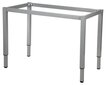Reguliuojamas stalo rėmas Stema Meble NY-A057/K - 156x66 cm, sidabrinis kaina ir informacija | Kiti priedai baldams | pigu.lt