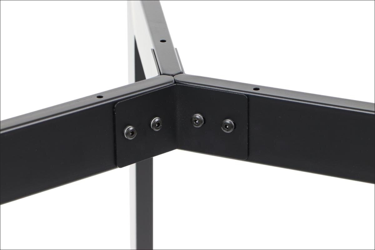 Stalo rėmas NY-HF04A, 70x72,5 cm, juodas kaina ir informacija | Kiti priedai baldams | pigu.lt