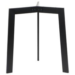 Каркас стола NY-HF04A, диаметр 70 см, высота 72,5 см, черный цена и информация | Другие принадлежности для мебели | pigu.lt