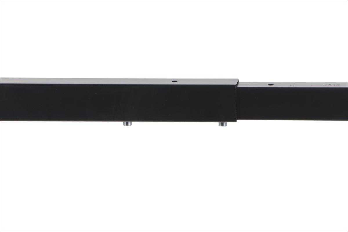 Stalo rėmas NY-L01, 42 cm, juodas kaina ir informacija | Kiti priedai baldams | pigu.lt