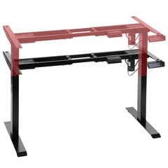 Электрический каркас стола UT01N-2T, черный цена и информация | Другие принадлежности для мебели | pigu.lt