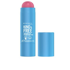 Rimmel Kind &amp; Free Многофункциональный карандаш для макияжа 003 Розовый жар, 5 г цена и информация | Пудры, базы под макияж | pigu.lt