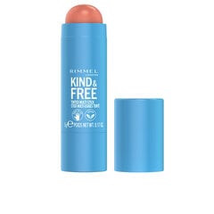 Daugiafunkcinis makiažo pieštukas Rimmel Kind & Free, 002 Peachy Cheeks, 5 g kaina ir informacija | Makiažo pagrindai, pudros | pigu.lt