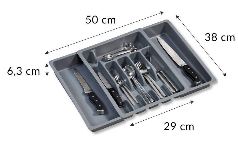 Kesper įrankių dėklas, pilkas цена и информация | Virtuvės įrankiai | pigu.lt