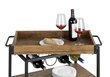 Virtuvės vežimėlis Wenko, rudas kaina ir informacija | Virtuvės ir valgomojo stalai, staliukai | pigu.lt