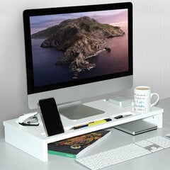 Monitoriaus stovas Kesper, baltas kaina ir informacija | Kompiuteriniai, rašomieji stalai | pigu.lt