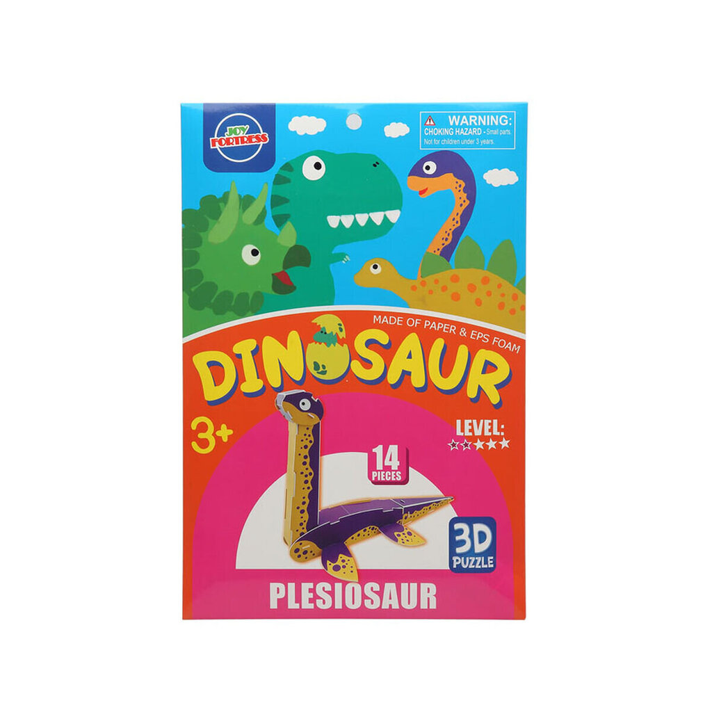 3D Dėlionė Plesiosaur, 14 d. kaina ir informacija | Dėlionės (puzzle) | pigu.lt