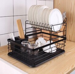 Сушилка для посуды 32,5 см x 43 см x 27,5 см цена и информация | Кухонная утварь | pigu.lt