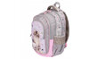 Mokyklinė kuprinė su kačiukais, 40 cm, pilka/rožinė kaina ir informacija | Kuprinės mokyklai, sportiniai maišeliai | pigu.lt