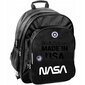 Mokyklinė kuprinė Nasa Made in USA, juoda, 38 cm kaina ir informacija | Kuprinės mokyklai, sportiniai maišeliai | pigu.lt