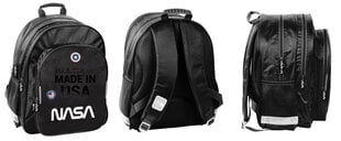Школьный рюкзак для мальчиков Nasa Made in USA, 38 см, черный цена и информация | Школьные рюкзаки, спортивные сумки | pigu.lt