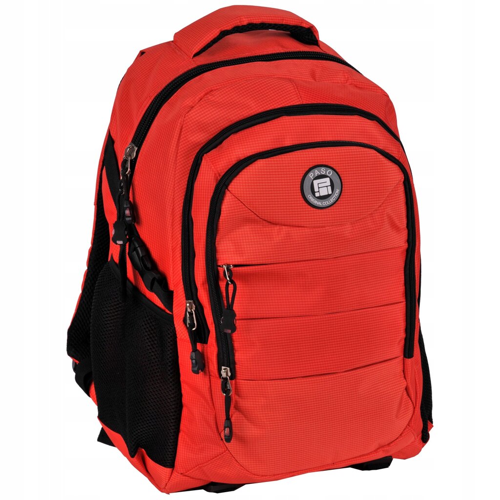 Kuprinė Paso Backpacks, 30 L, raudona kaina ir informacija | Kuprinės ir krepšiai | pigu.lt