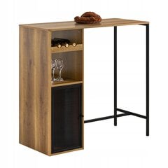 Baro stalas SoBuy, rudas kaina ir informacija | Virtuvės ir valgomojo stalai, staliukai | pigu.lt