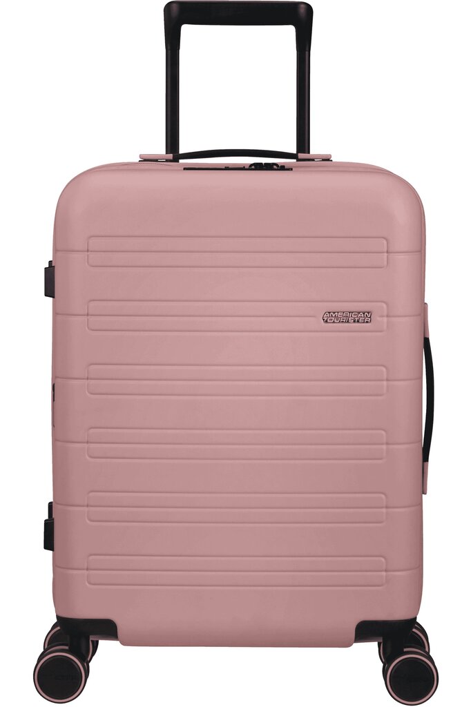 Mažas lagaminas American Tourister Novastream Spinner, S, rožinis kaina ir informacija | Lagaminai, kelioniniai krepšiai | pigu.lt