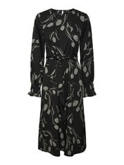 Женское платье Vero Moda 10294301*01 5715433038197, черное/зелёное цена и информация | Платья | pigu.lt