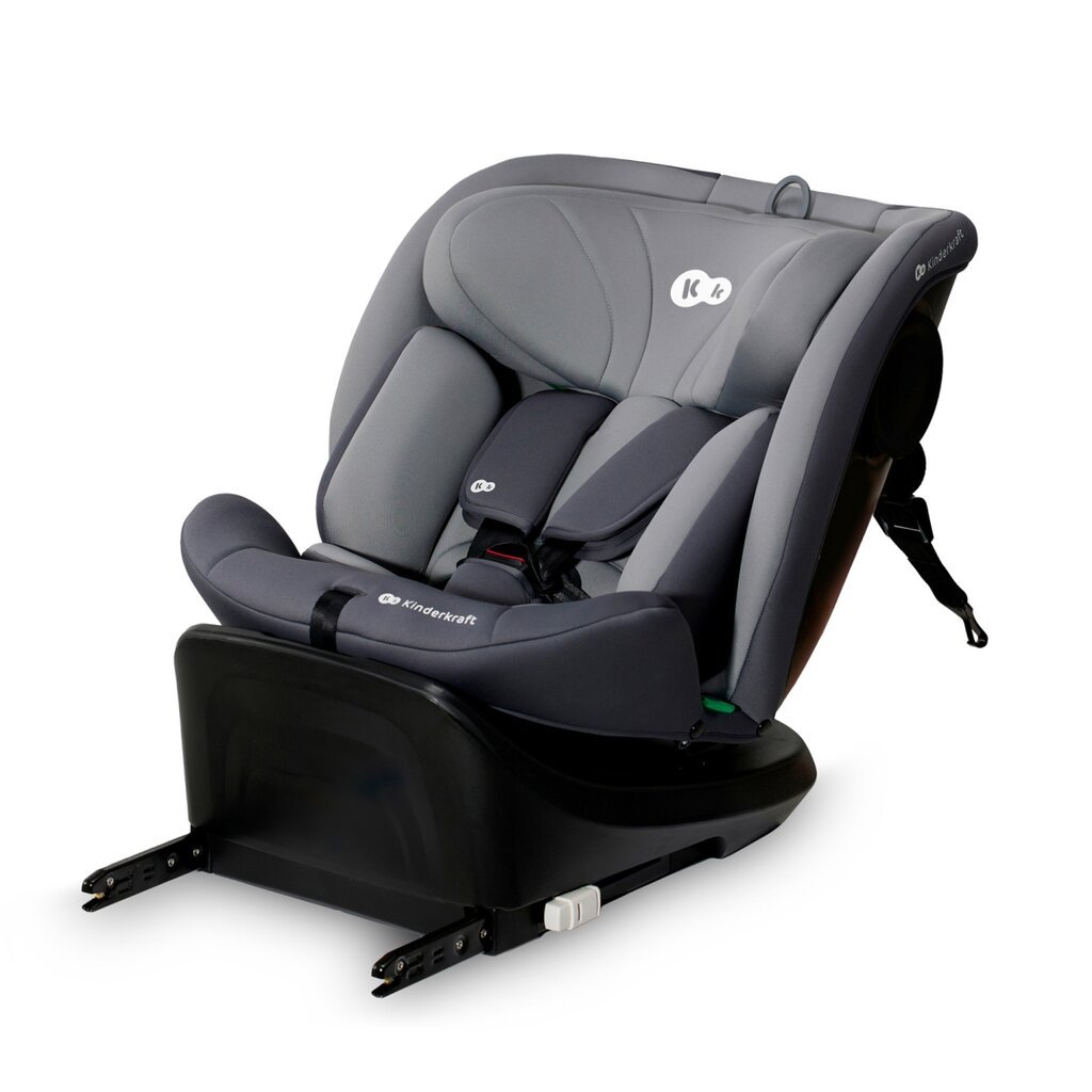 Automobilinė kėdutė Kinderkraft I-Grow i-Size, 0-36 kg, grey kaina ir informacija | Autokėdutės | pigu.lt