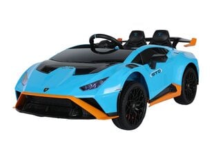 Одноместный электромобиль Lamborghini STO DRIFT, синий цена и информация | Электромобили для детей | pigu.lt