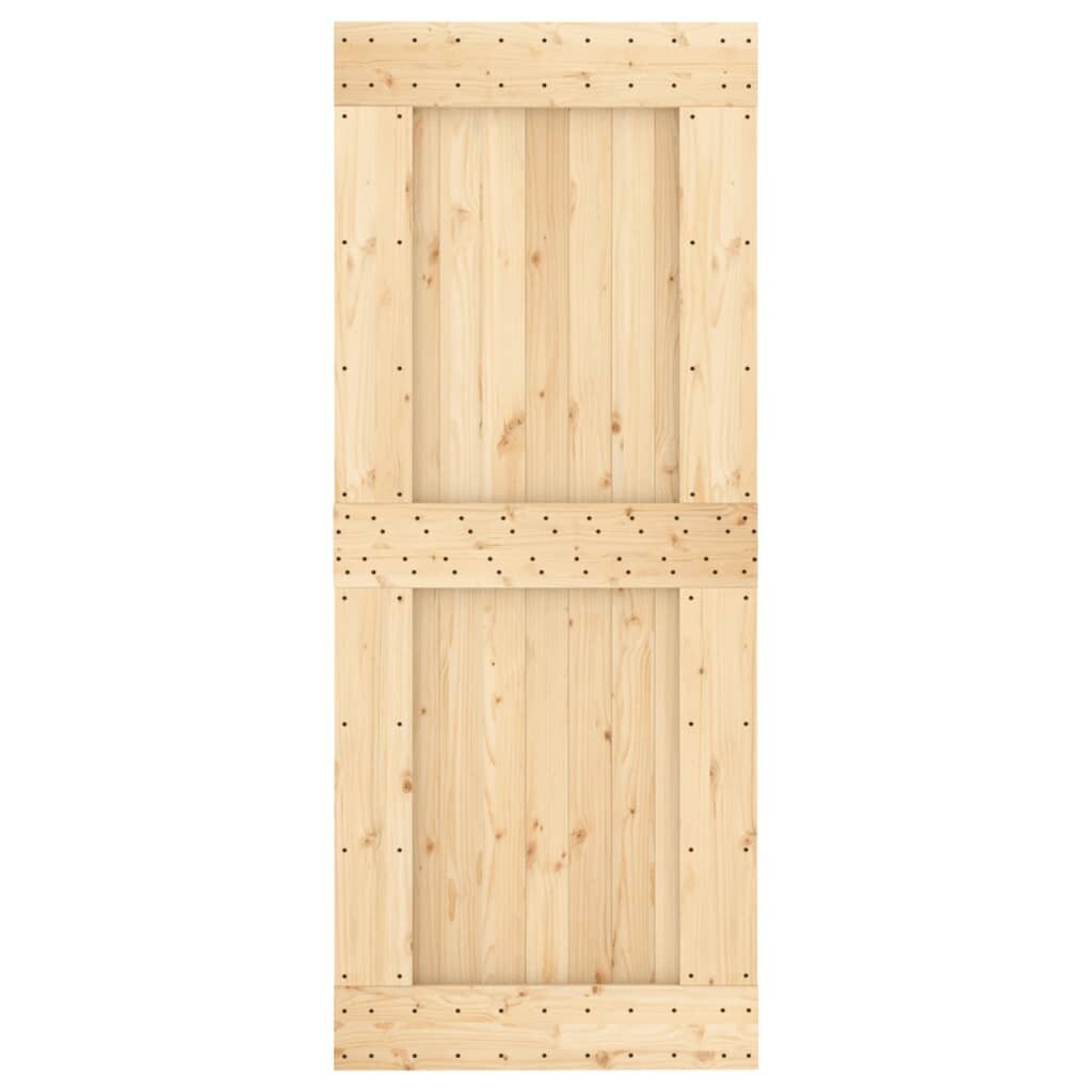 Stumdomos vidaus durys vidaXL su įrangos rinkiniu 85x210cm цена и информация | Vidaus durys | pigu.lt