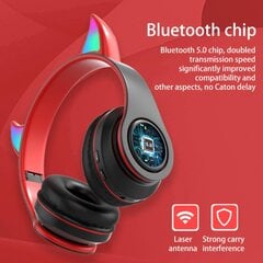 Беспроводные наушники Goodbuy Devil для детей | bluetooth 5.0 | белые цена и информация | Наушники | pigu.lt