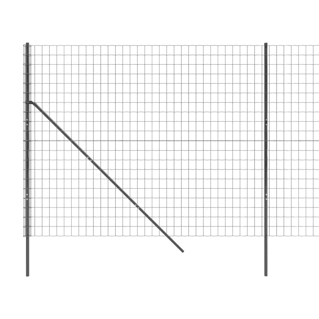 Vielinė tinklinė tvora vidaXL 2x25m kaina ir informacija | Tvoros ir jų priedai | pigu.lt