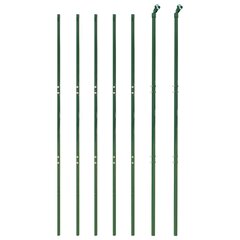 Vielinė tinklinė tvora vidaXL 1,6x10m kaina ir informacija | Tvoros ir jų priedai | pigu.lt