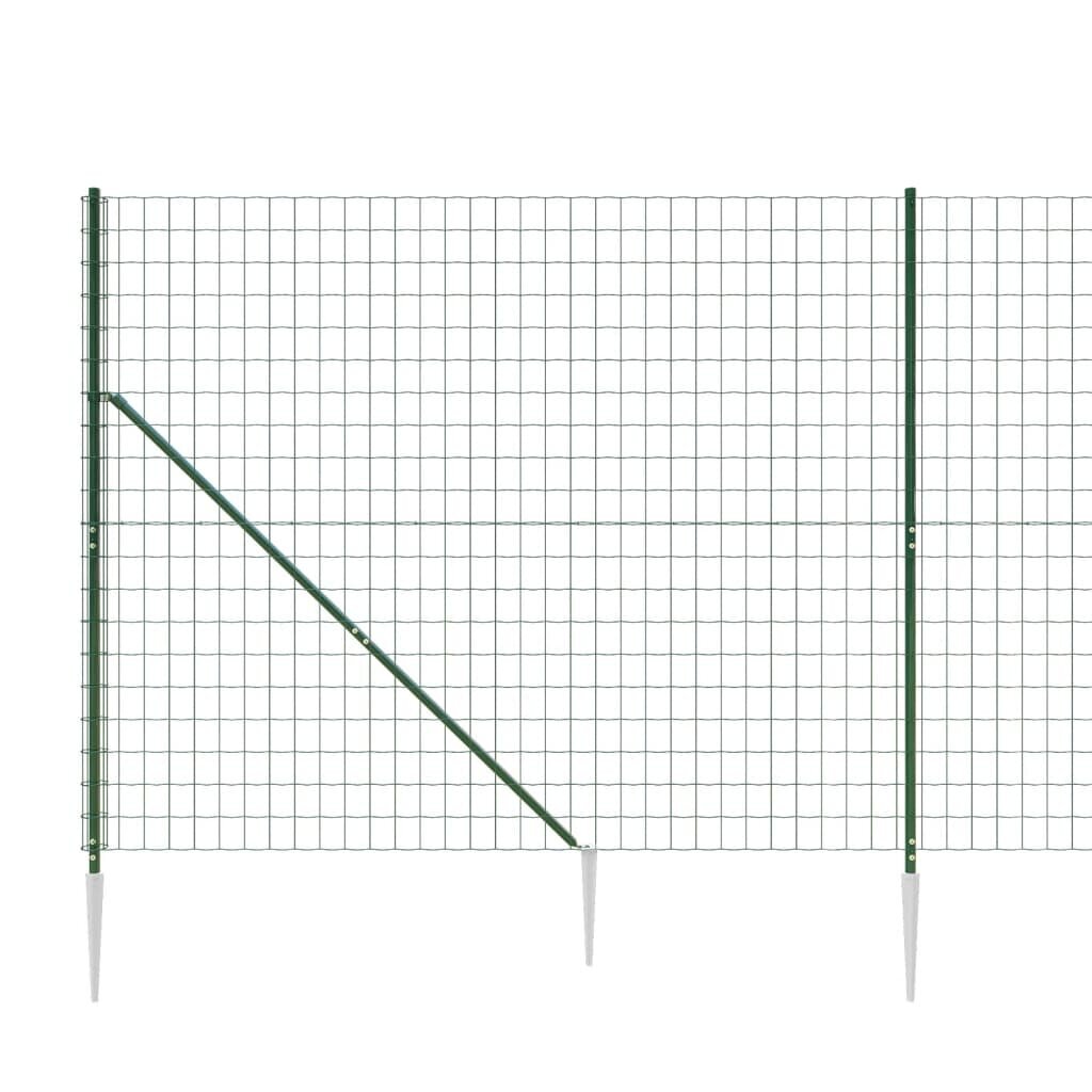 Vielinė tinklinė tvora vidaXL 2x10m kaina ir informacija | Tvoros ir jų priedai | pigu.lt