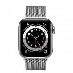 Prekė su pažeidimu.Apple Watch Series 6 40mm Silver Stainless Steel/Silver Milanese Loop цена и информация | Товары с повреждениями | pigu.lt