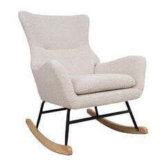 Кресло-качалка ROMY, бежевая цена и информация | Кресла в гостиную | pigu.lt