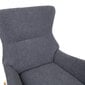Supama kėdė Home4You Romy, pilka kaina ir informacija | Svetainės foteliai | pigu.lt