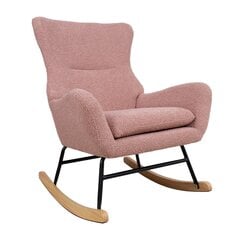 Кресло-качалка ROMY roosa цена и информация | Кресла в гостиную | pigu.lt