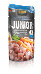 Belcando Junior Chicken with carrots & salmon oil šuniukams su vištiena, morkomis ir lašišų aliejumi 125 g kaina ir informacija | Konservai šunims | pigu.lt