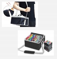 Värvilised markerid Pro 168 tk, kott цена и информация | Принадлежности для рисования, лепки | pigu.lt