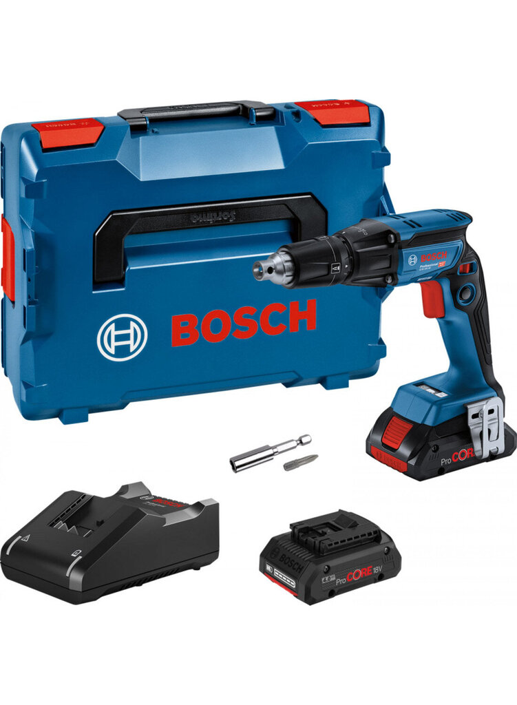 Akumuliatorinis atsuktuvas Bosch GTB 18V-45 18V, su akumuliatoriumi ir įkrovikliu цена и информация | Suktuvai, gręžtuvai | pigu.lt