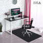 Apsauginis grindų kilimėlis Home&Living, juodas kaina ir informacija | Biuro kėdės | pigu.lt